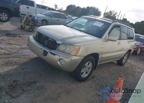 2003 Toyota Highlander Limited V6 from USA, damaged, VIN JTEGF21A730096998